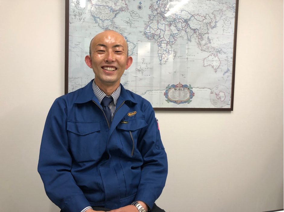 Mr. Chikushi of Hakata Port Transport Corporation